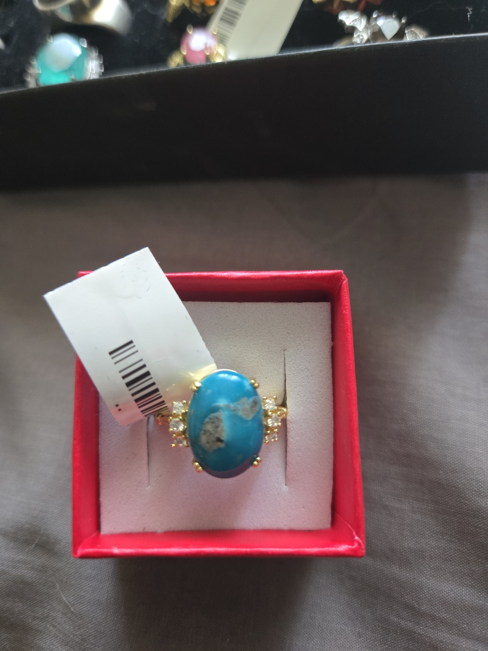 NWT Genuine Persian Turquoise Ring Size 6